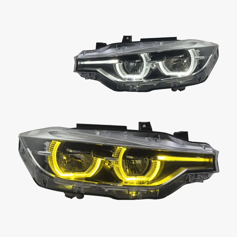 BMW Ikon LED Style Headlights – White & Yellow DRL Switchable (3 SERIES)