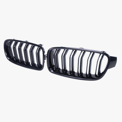 BMW F30, F31 Njurar / Grill - Blank Svarta (Set) - Kafi Racing