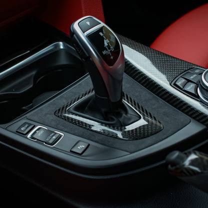 BMW F-Series Alcantara & Carbon Fiber Console Frame