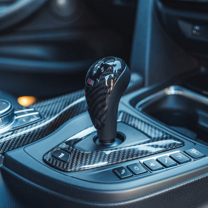 Carbon Fiber Gear Knob Console Cover - BMW M DCT Models