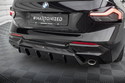 Bakre Diffuser BMW G42 2-Serie för två Singel Ändrör (Blank Svart) - Kafi Racing