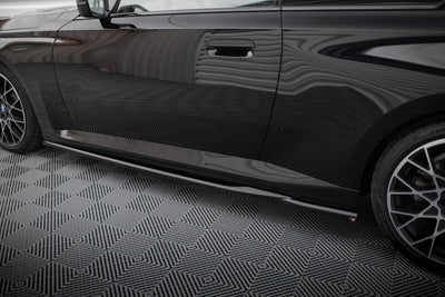 Side Skirts / Sidokjolar V1 BMW G42 2-Serie (Blank Svarta) - Kafi Racing