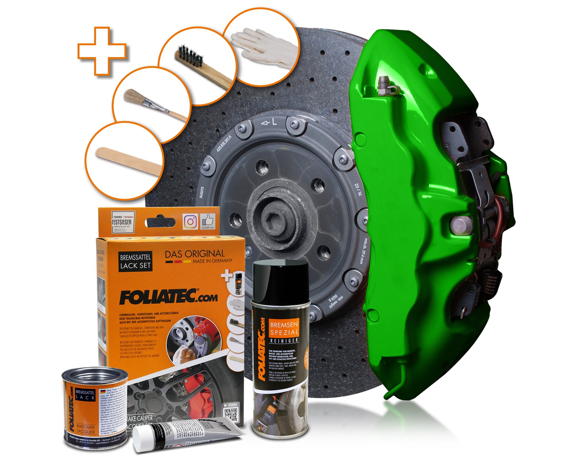 Brake Caliper Paint - Power Green (Complete Kit)