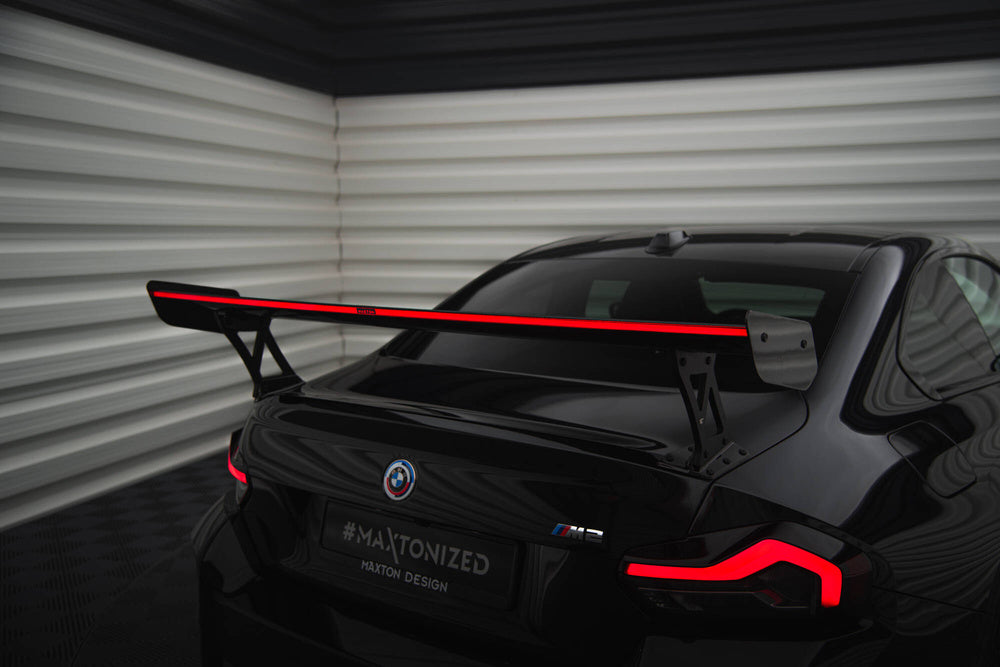 LED Carbon Fiber Wing BMW M2 G87 / G42 2-Series (External Brackets)
