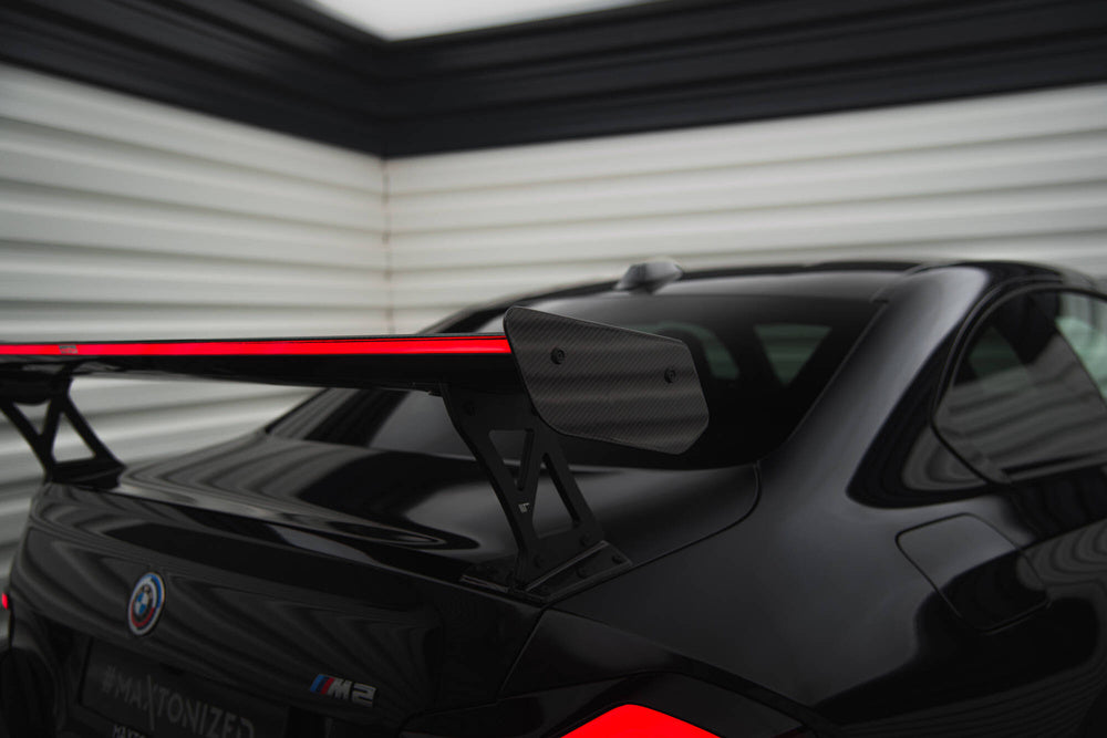 LED Carbon Fiber Wing BMW M2 G87 / G42 2-Series (External Brackets)