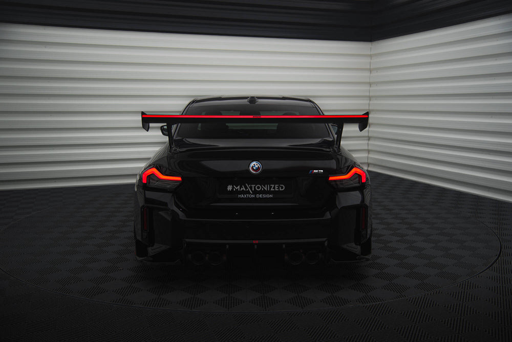 LED Carbon Fiber Wing BMW M2 G87 / G42 2-Series (External Brackets)