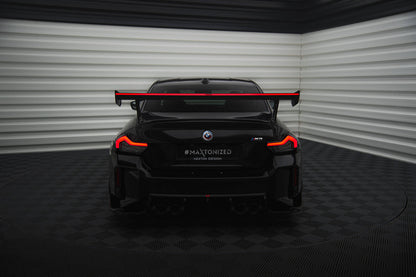LED Carbon Fiber Wing BMW M2 G87 / G42 2-Series (External Brackets)