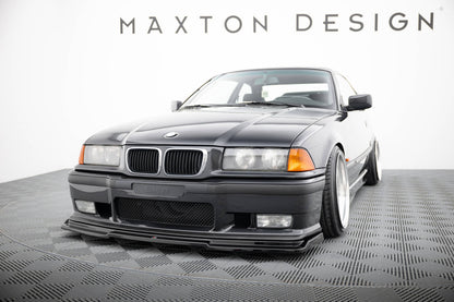 Front Splitter / Lip V.1 BMW M3 / 3-Series E36 Coupe (Gloss Black) - M Sport