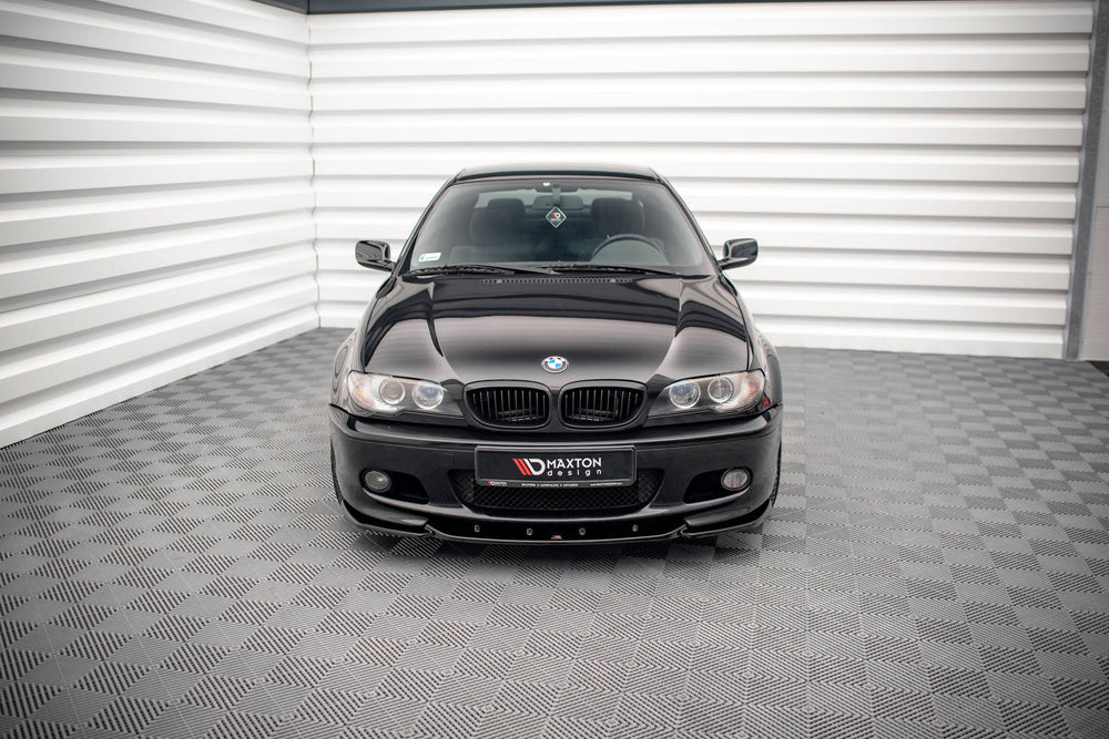 Front Splitter / Lip V.2 BMW E46 3-Series M-Sport (Gloss Black)