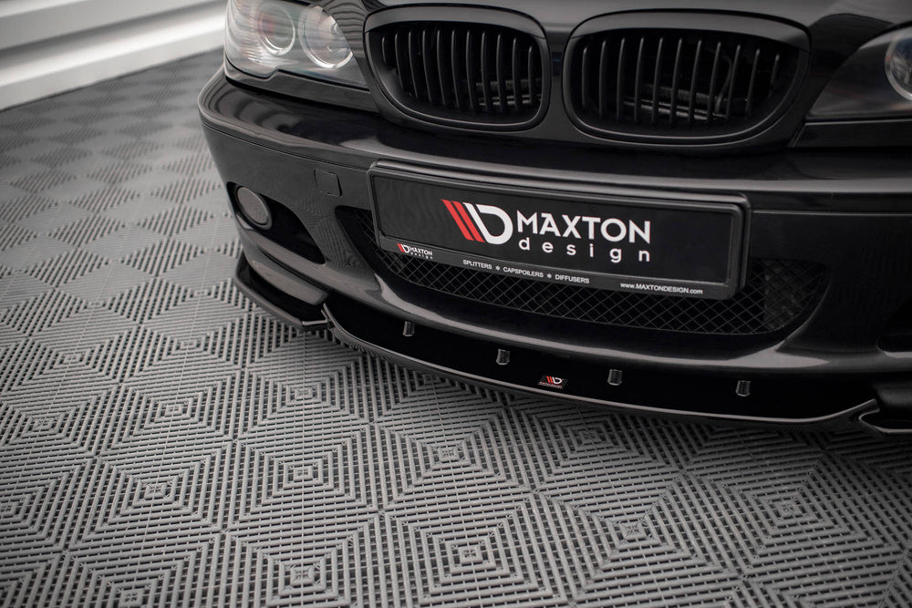 Front Splitter / Lip V.2 BMW E46 3-Series M-Sport (Gloss Black)