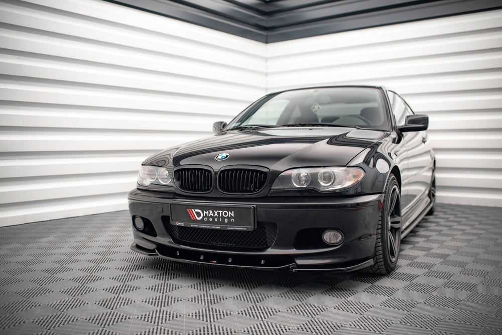 Front Splitter / Lip V.2 BMW E46 3-Series M-Sport (Gloss Black)