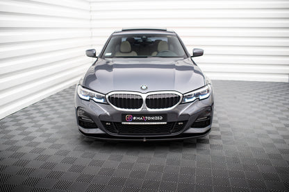 Front Lip / Splitter V.2 BMW G20/G21 3-Series M-Sport (Gloss Black)
