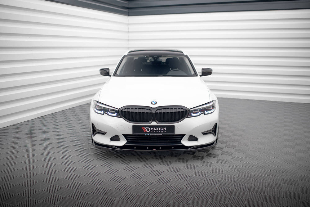 BMW G20 / G21 Front Splitter V.2 3-Series Sport Line - (Gloss Black)