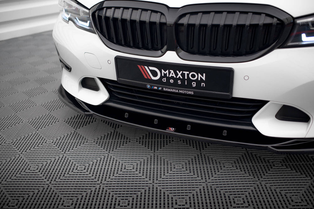 BMW G20 / G21 Front Splitter V.2 3-Series Sport Line - (Gloss Black)