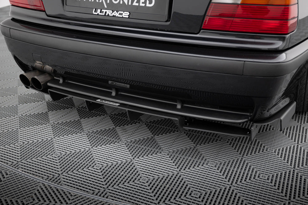 Rear Diffuser BMW M3 / 3-Series M-Sport E36 (Gloss Black)