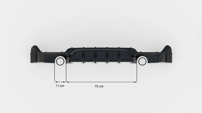 Rear Diffuser BMW F32/F33/F36 4-Series - (Single Exhausts Both Sides)