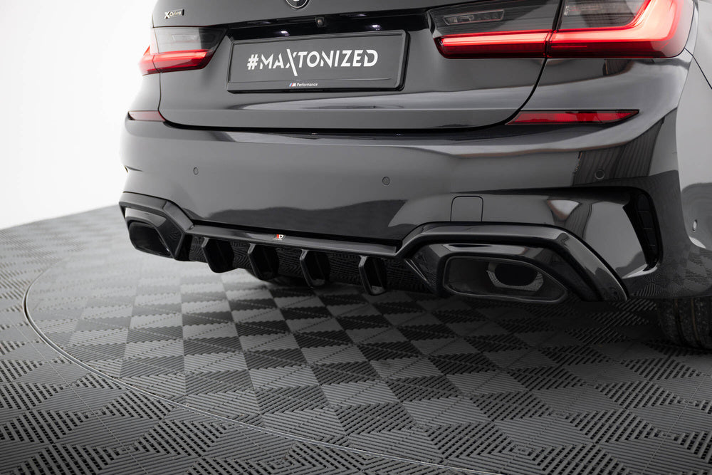 Rear Diffuser V.2 BMW G20 / G21 3-Series (Gloss Black)