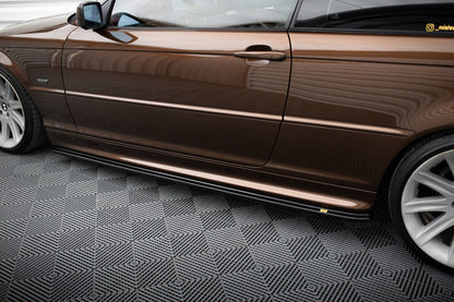 Side Skirts BMW E46 3-Series (Gloss Black)