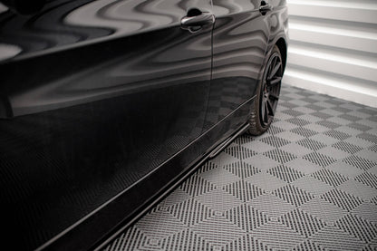 Side Skirts BMW E90 / E91 3-Series (Gloss Black)