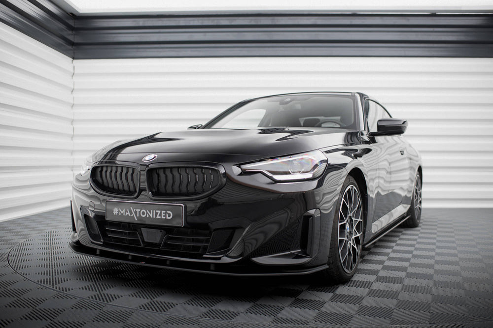 Street Pro Front Lip / Splitter BMW 2-Series G42 - (Gloss Black)