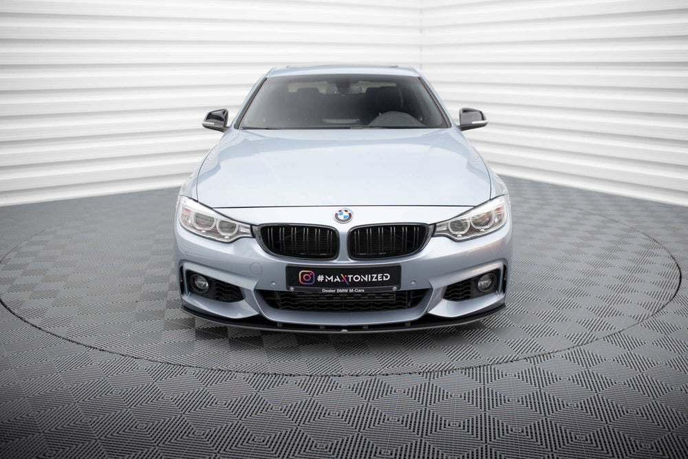 Street Pro Front Splitter / Lip BMW F32 / F36 / F33 4-Series (Gloss Black)