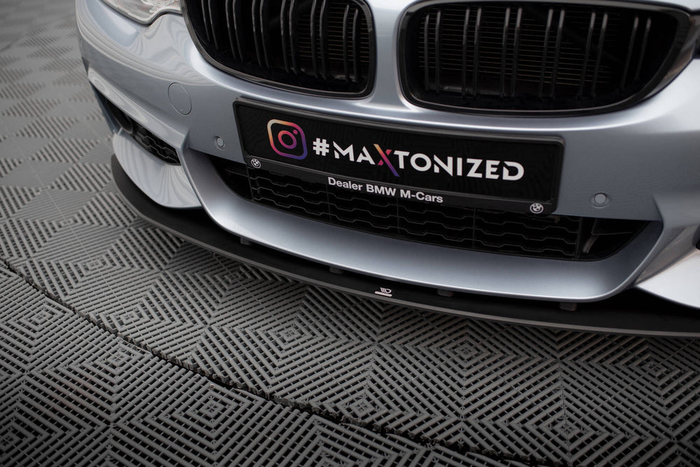 Street Pro Front Splitter / Lip BMW F32 / F36 / F33 4-Series (Gloss Black)