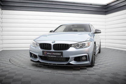 Street Pro Front Splitter / Lip BMW F32 / F36 / F33 4-Series (Gloss Black)