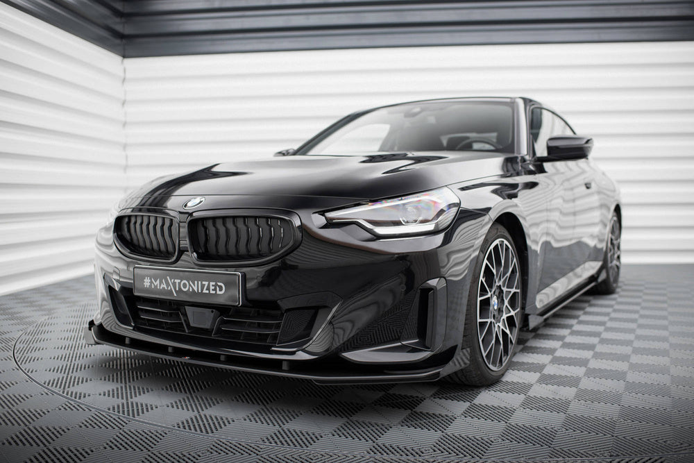 BMW G42 Front Splitter / Lip Street Pro 2-Series (Gloss Black)