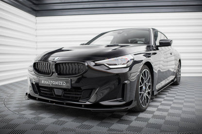 BMW G42 Front Splitter / Lip Street Pro 2-Series (Gloss Black)