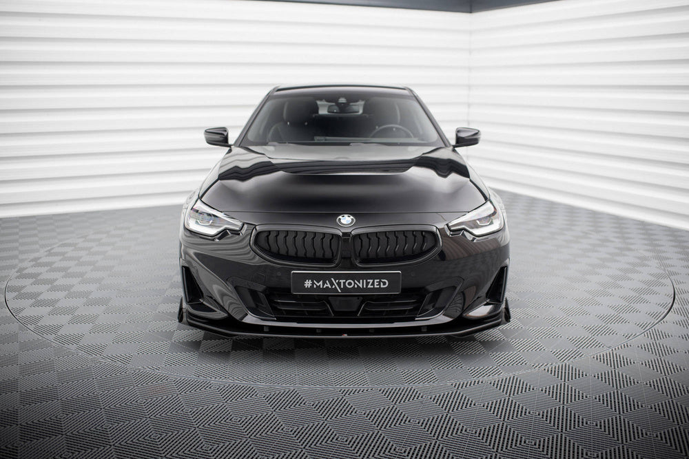 BMW G42 Front Splitter / Lip Street Pro 2-Series (Gloss Black)