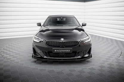 BMW G42 Front Splitter / Lip Street Pro 2-Series (Gloss Black)