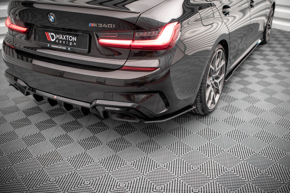 Street Pro Rear Side Splitters V.2 BMW G20/G21 (Gloss Black)