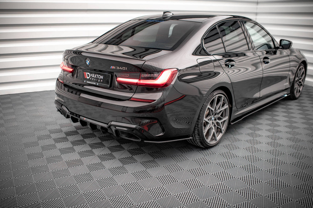 Street Pro Rear Side Splitters V.2 BMW G20/G21 (Gloss Black)