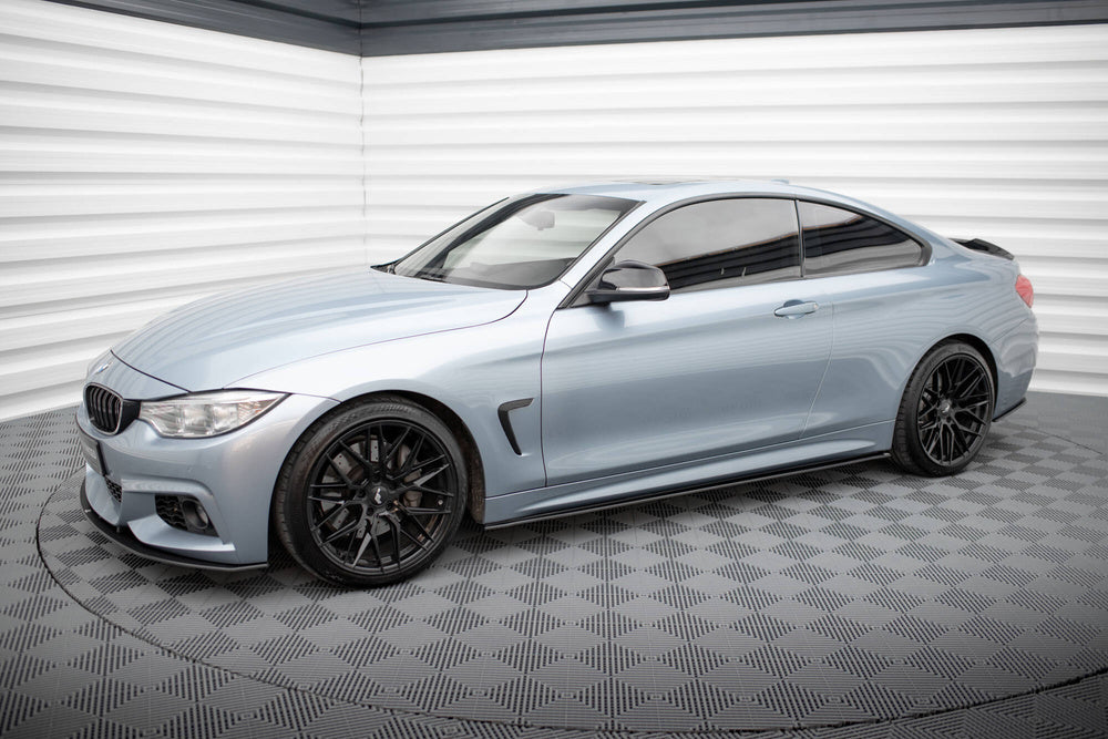 BMW F32/F33/F36 Side Skirts Street Pro 4-Series (Gloss Black)