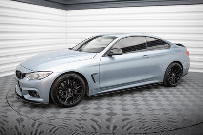 BMW F32/F33/F36 Side Skirts Street Pro 4-Series (Gloss Black)
