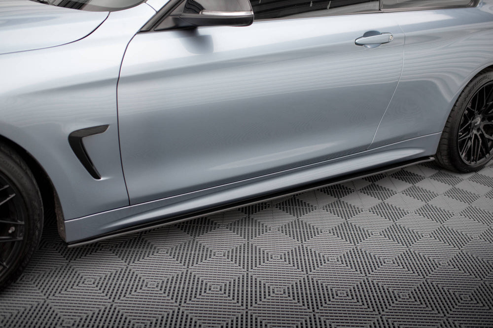BMW F32/F33/F36 Side Skirts Street Pro 4-Series (Gloss Black)