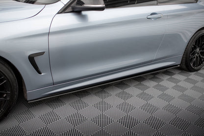 BMW F32/F33/F36 Side Skirts Street Pro 4-Series (Gloss Black)