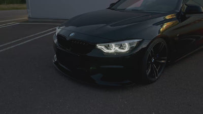 BMW Ikon LED Strålkastare V2 - Vit & Gul DRL Ändringsbart (4 Serie, M3, M4)